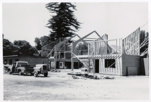 1962 Evangelical Free Church being built where part of Felton Grove Resort,  Felton Grove Auto Camp and Captain Ed's Boyland used to be. As far back as 1870's campers came from all over to stay at the 